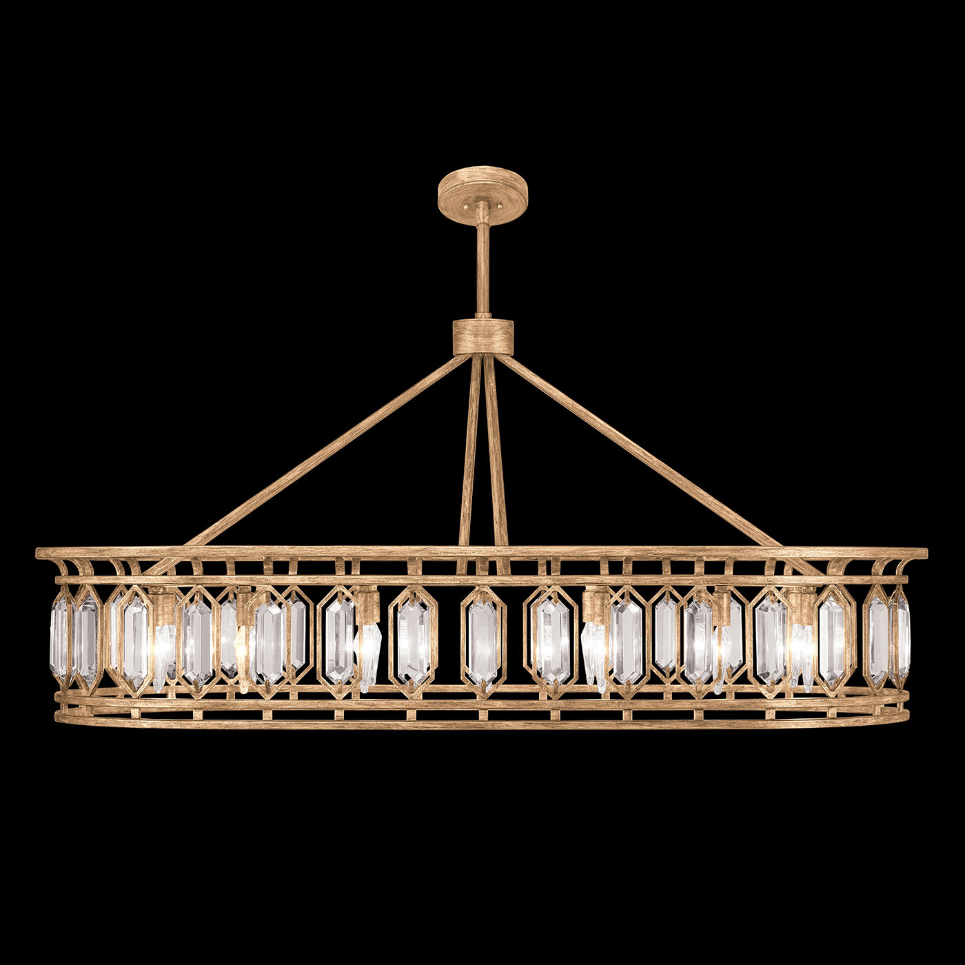 Westminster 14 Light 52" Wide Crystal Linear Chandelier