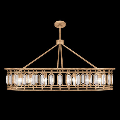 Westminster 14 Light 52" Wide Crystal Linear Chandelier