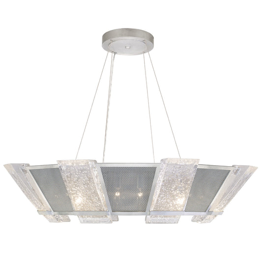 Crownstone 16 Light 38" Wide Drum Chandelier with Metal Mesh Shade