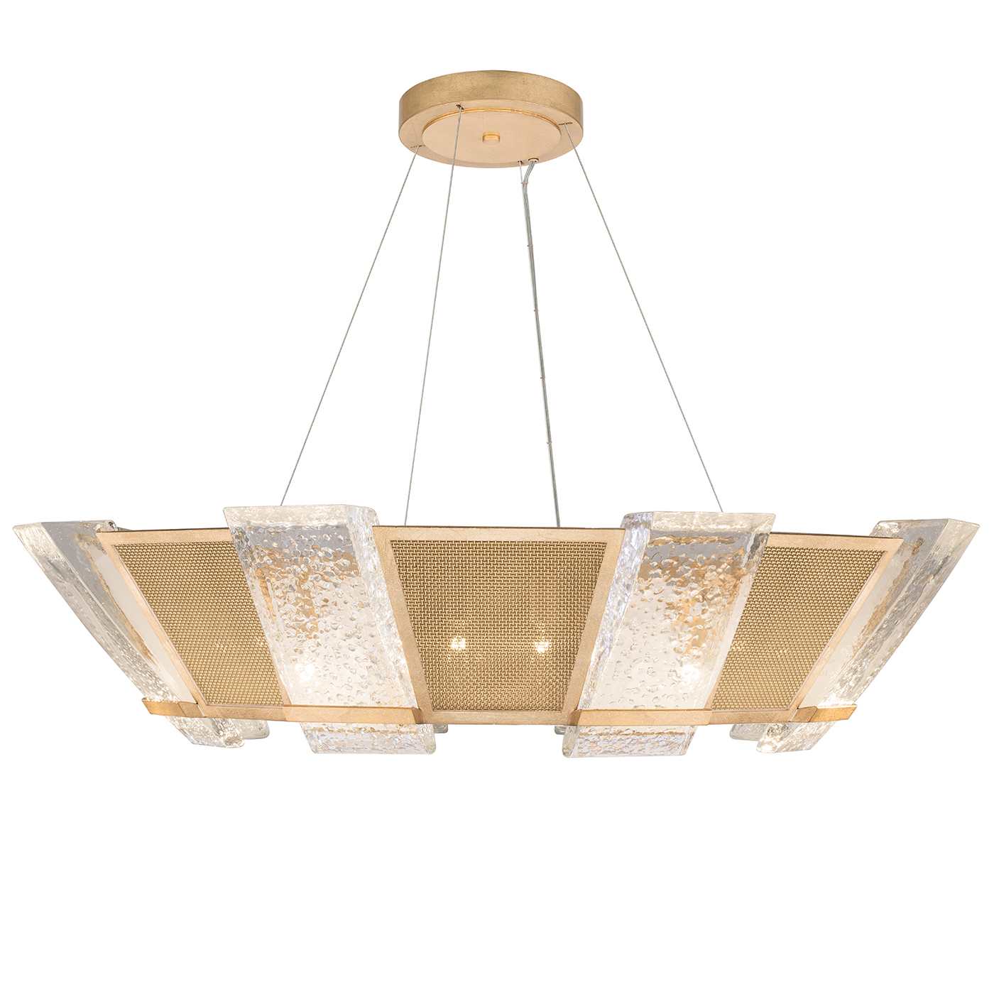 Crownstone 16 Light 38" Wide Drum Chandelier with Metal Mesh Shade