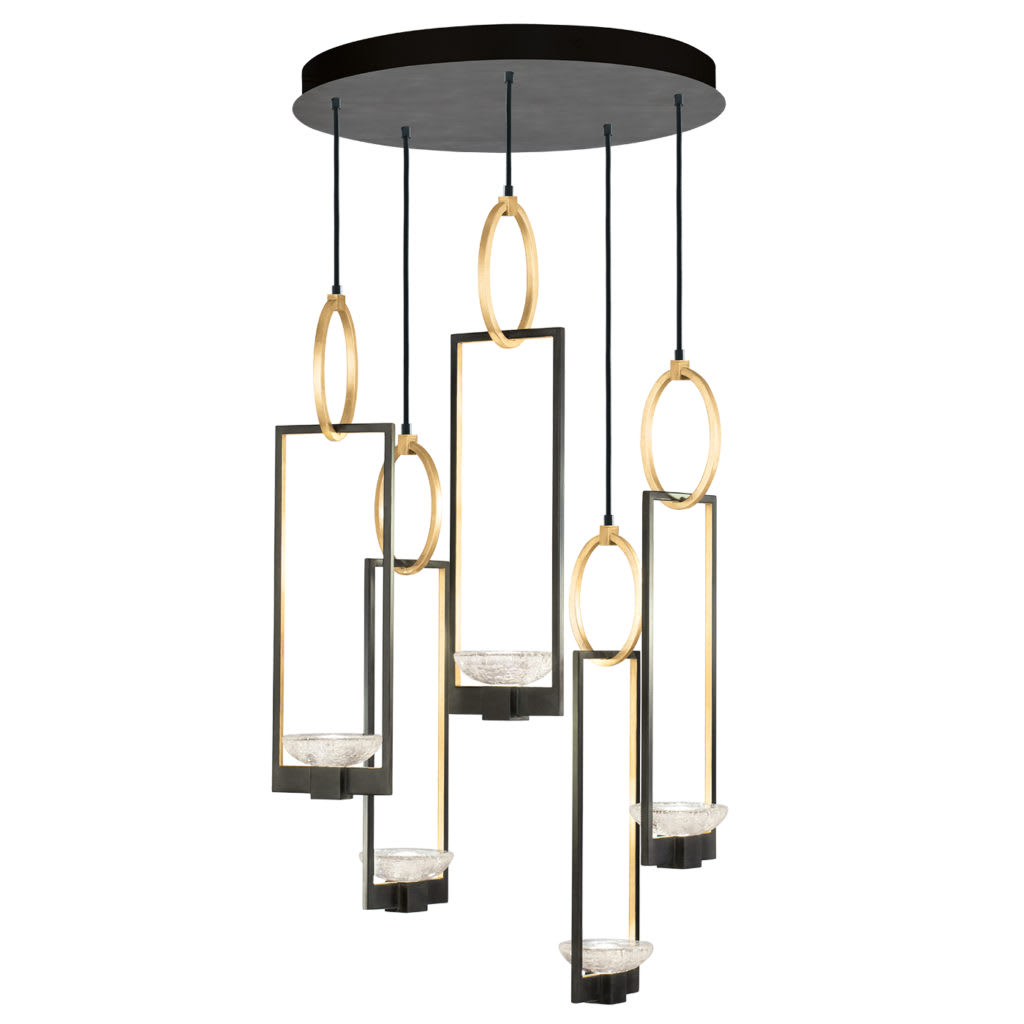 Delphi 27" Wide LED Multi Light Pendant