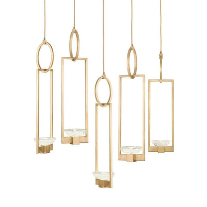 Delphi 27" Wide LED Multi Light Pendant