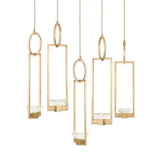 Delphi 27" Wide LED Multi Light Pendant