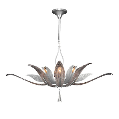 Plume 8 Light 40" Wide Crystal Chandelier