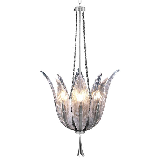 Plume 4 Light 18" Wide Crystal Pendant