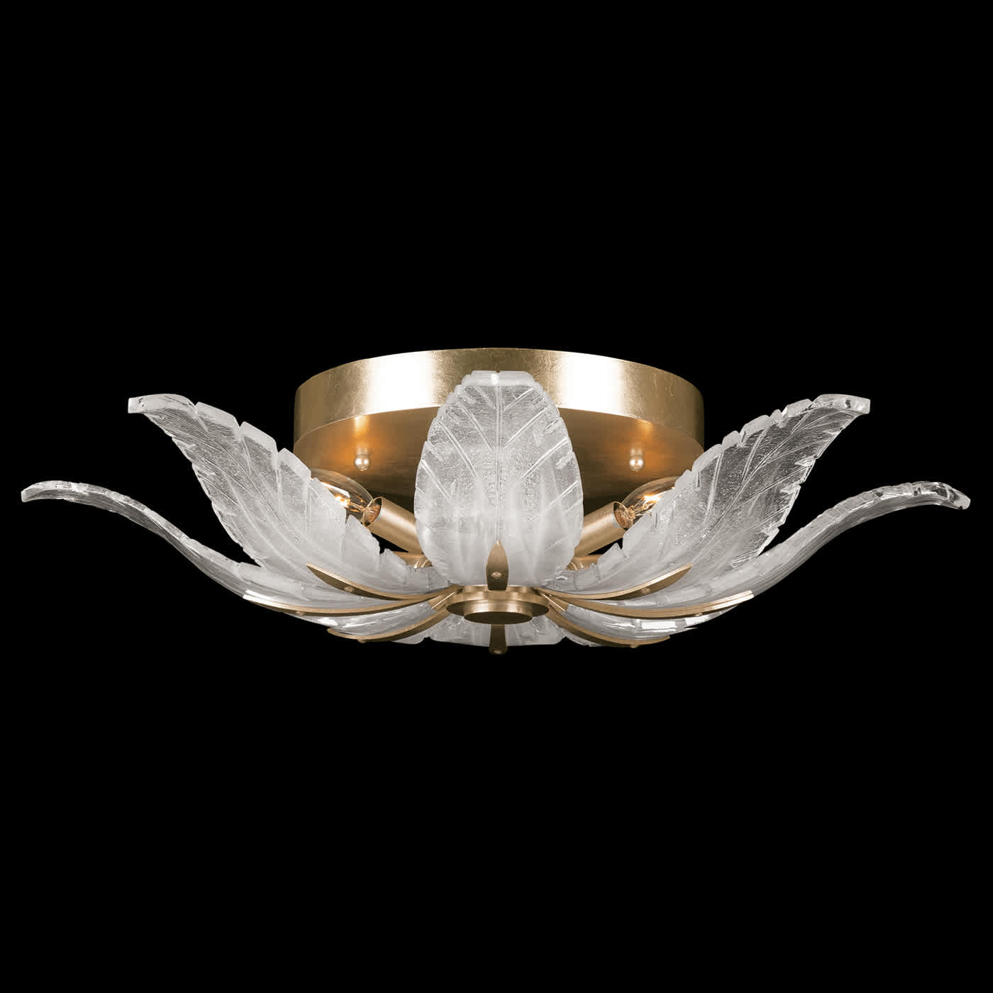 Plume 4 Light 28" Wide Semi-Flush Bowl Ceiling Fixture