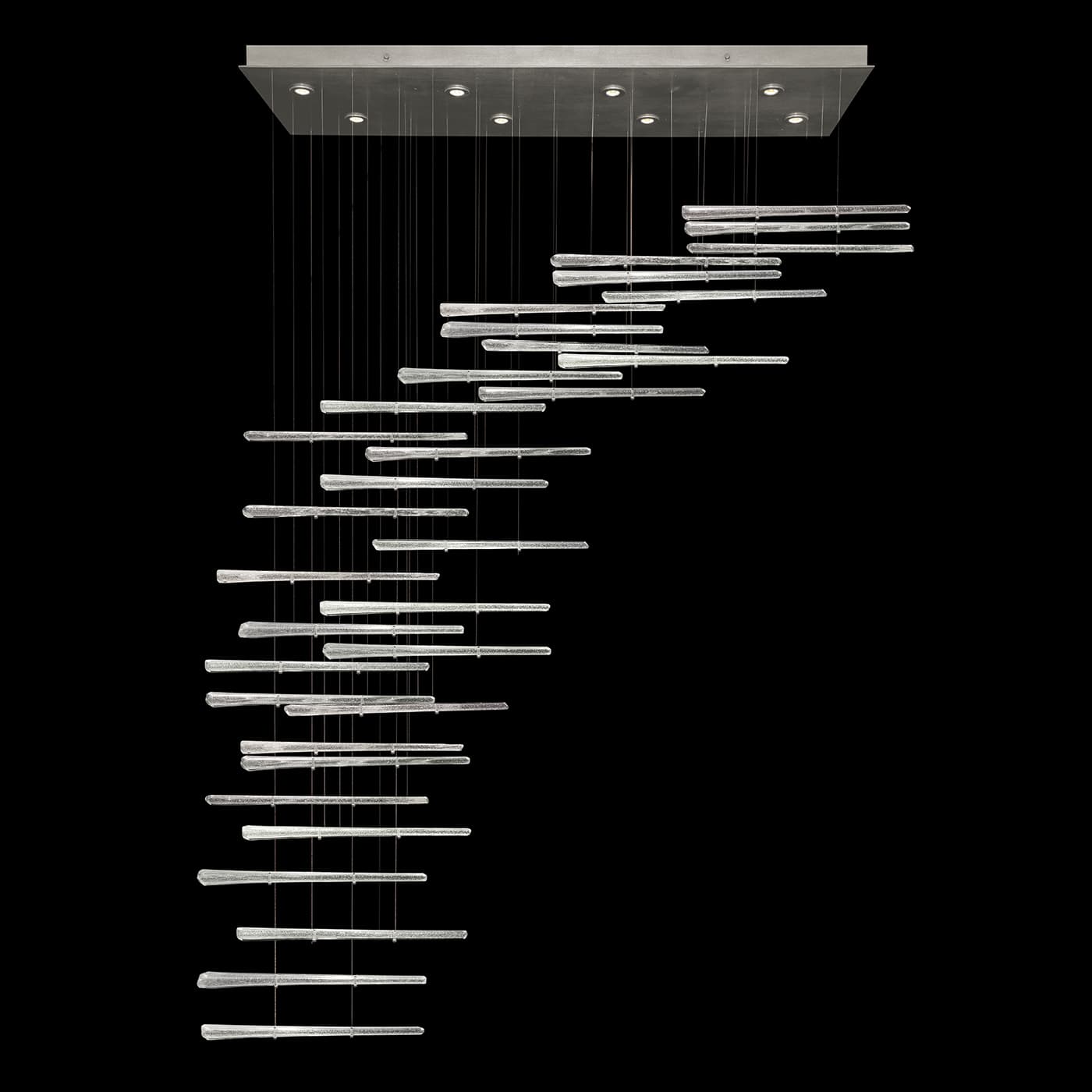 Elevate 8 Light 62" Wide LED Crystal Chandelier