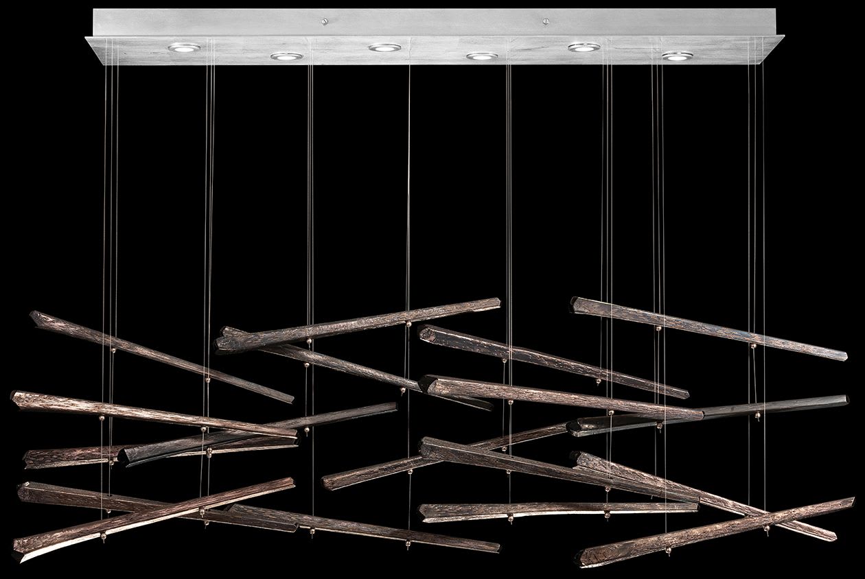 Elevate 8 Light 62" Wide LED Abstract Multi Light Pendant