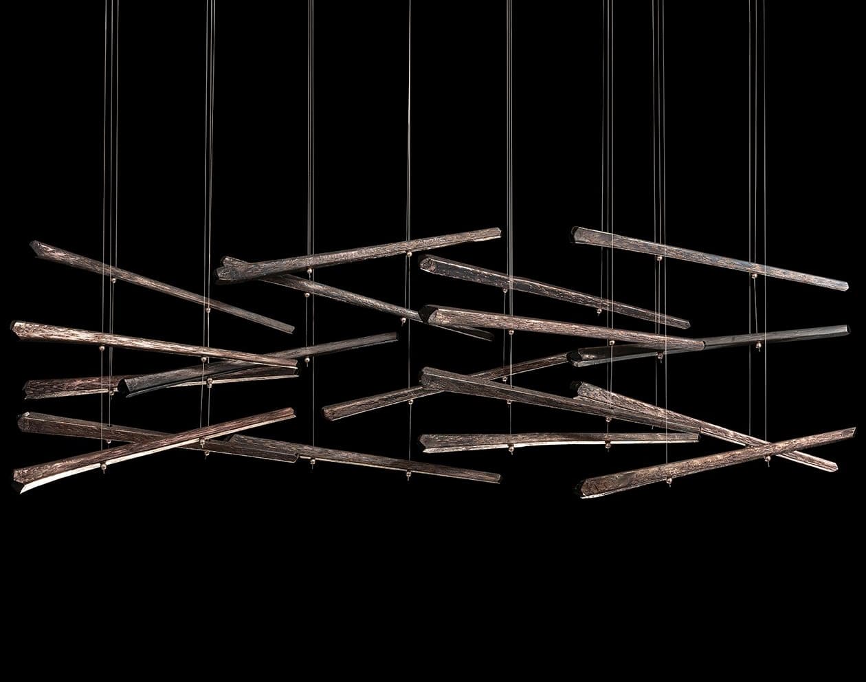 Elevate 8 Light 62" Wide LED Abstract Multi Light Pendant