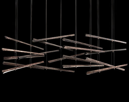Elevate 8 Light 62" Wide LED Abstract Multi Light Pendant