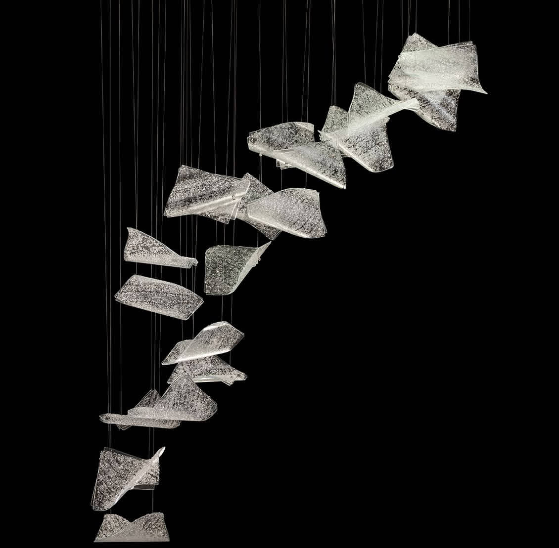 Elevate 8 Light 54" Wide LED Abstract Multi Light Pendant