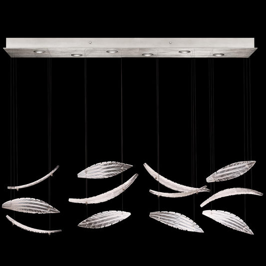 Elevate 6 Light 51" Wide LED Crystal Chandelier