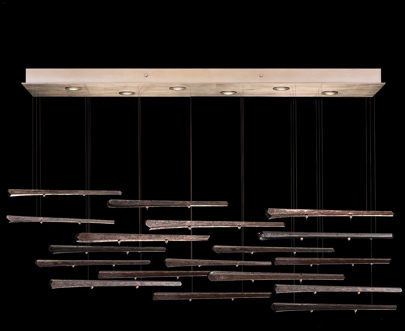 Elevate 8 Light 59" Wide LED Abstract Multi Light Pendant