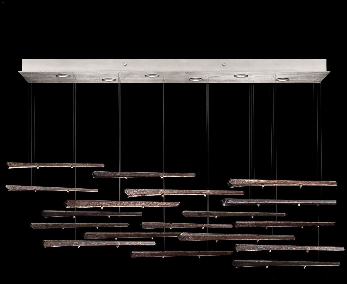 Elevate 8 Light 59" Wide LED Abstract Multi Light Pendant
