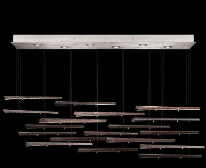 Elevate 8 Light 59" Wide LED Abstract Multi Light Pendant
