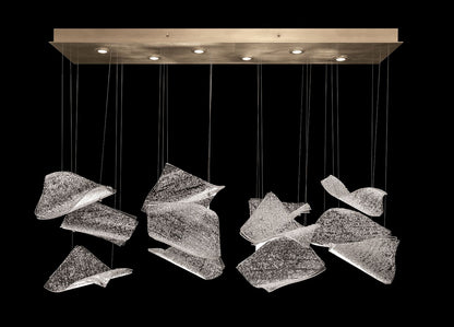 Elevate 6 Light 50" Wide LED Abstract Multi Light Pendant