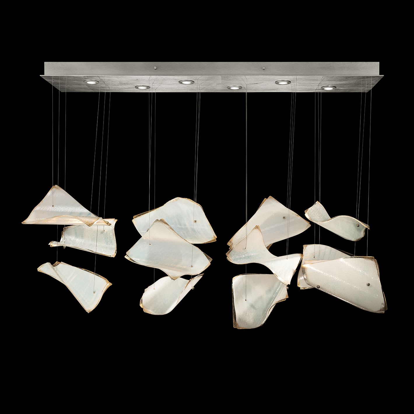 Elevate 6 Light 50" Wide LED Abstract Multi Light Pendant