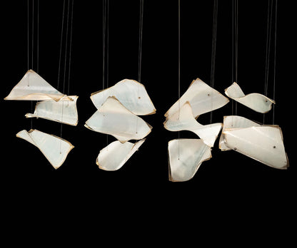 Elevate 6 Light 50" Wide LED Abstract Multi Light Pendant