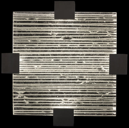 Terra 17" Wide LED Semi-Flush Square Ceiling Fixture