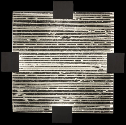 Terra 17" Wide LED Semi-Flush Square Ceiling Fixture