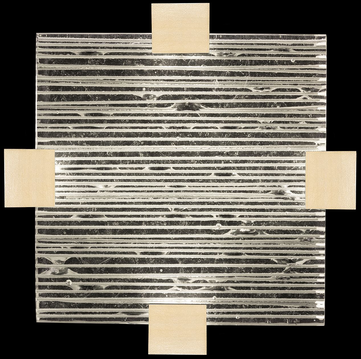 Terra 17" Wide LED Semi-Flush Square Ceiling Fixture