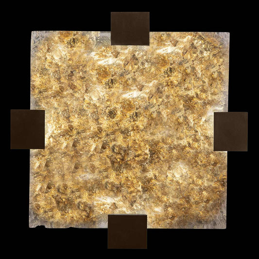 Terra 17" Wide LED Flush Mount Square Ceiling Fixture
