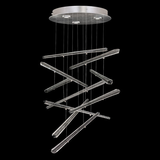 Elevate 3 Light 23" Wide LED Crystal Chandelier