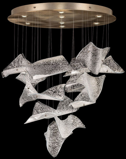 Elevate 8 Light 38" Wide LED Abstract Multi Light Pendant