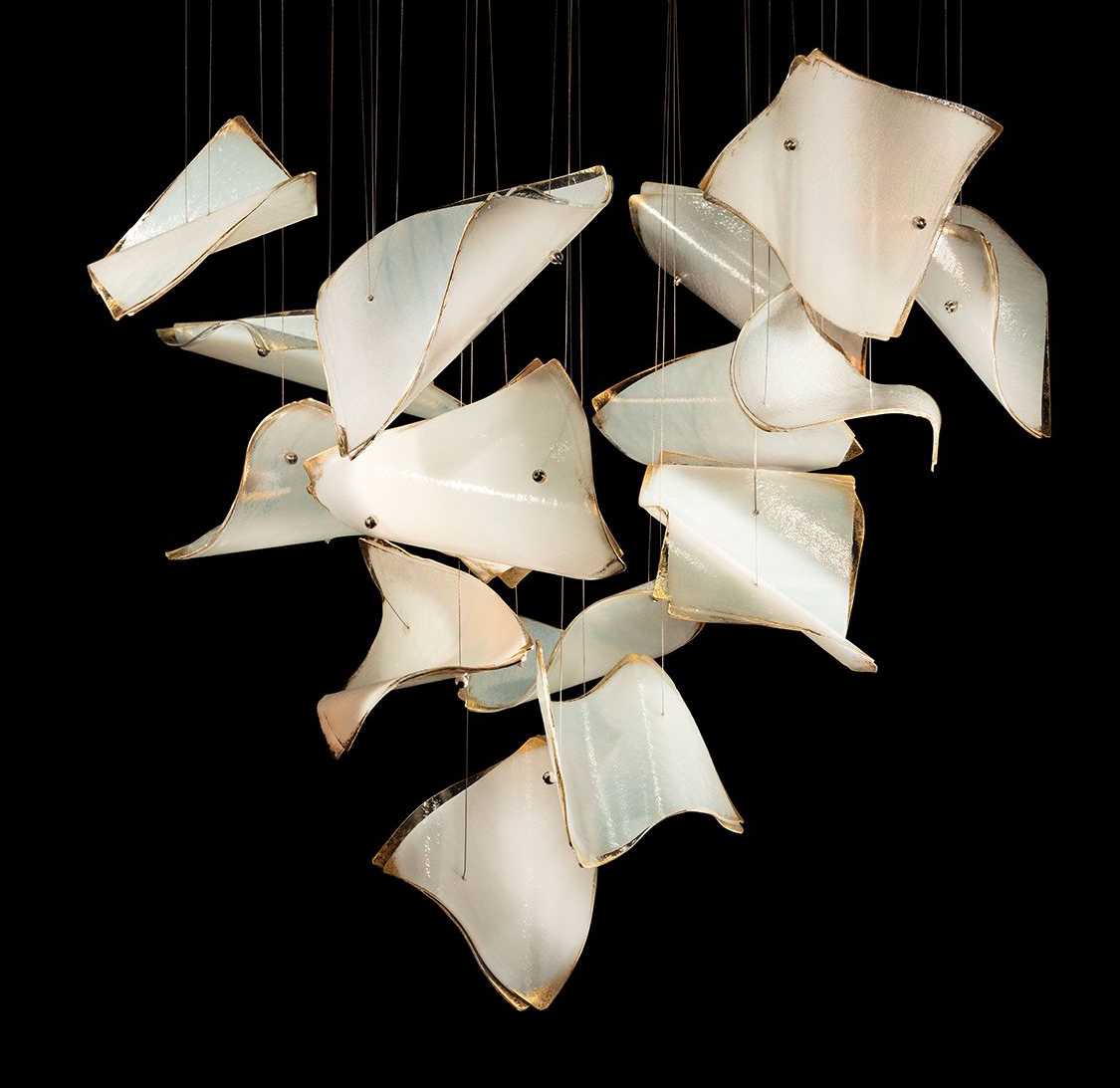Elevate 8 Light 38" Wide LED Abstract Multi Light Pendant