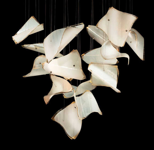 Elevate 8 Light 38" Wide LED Abstract Multi Light Pendant