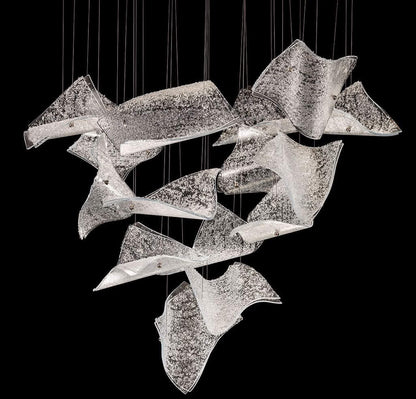 Elevate 8 Light 38" Wide LED Abstract Multi Light Pendant
