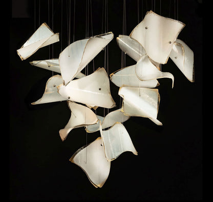 Elevate 8 Light 38" Wide LED Abstract Multi Light Pendant