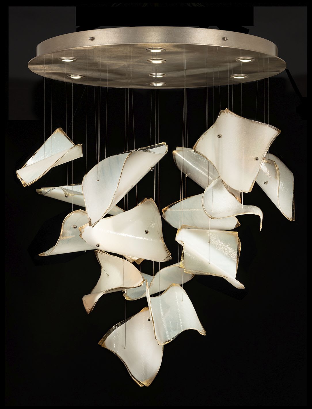 Elevate 8 Light 38" Wide LED Abstract Multi Light Pendant
