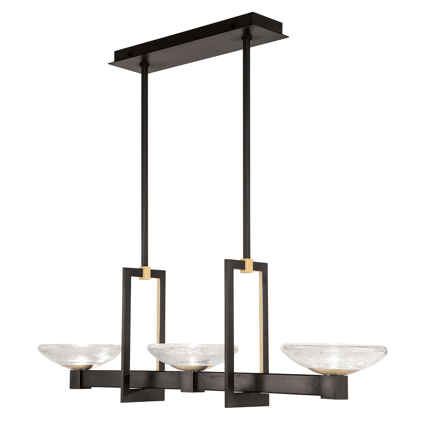 Delphi 3 Light 48" Wide LED Linear Chandelier