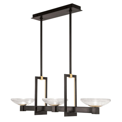 Delphi 3 Light 48" Wide LED Linear Chandelier