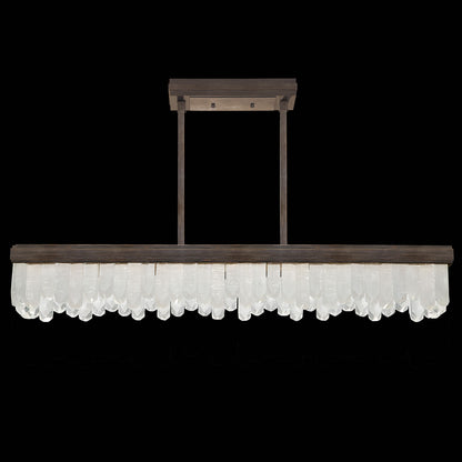 Lior 48" Wide LED Crystal Linear Chandelier