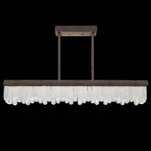 Lior 48" Wide LED Crystal Linear Chandelier
