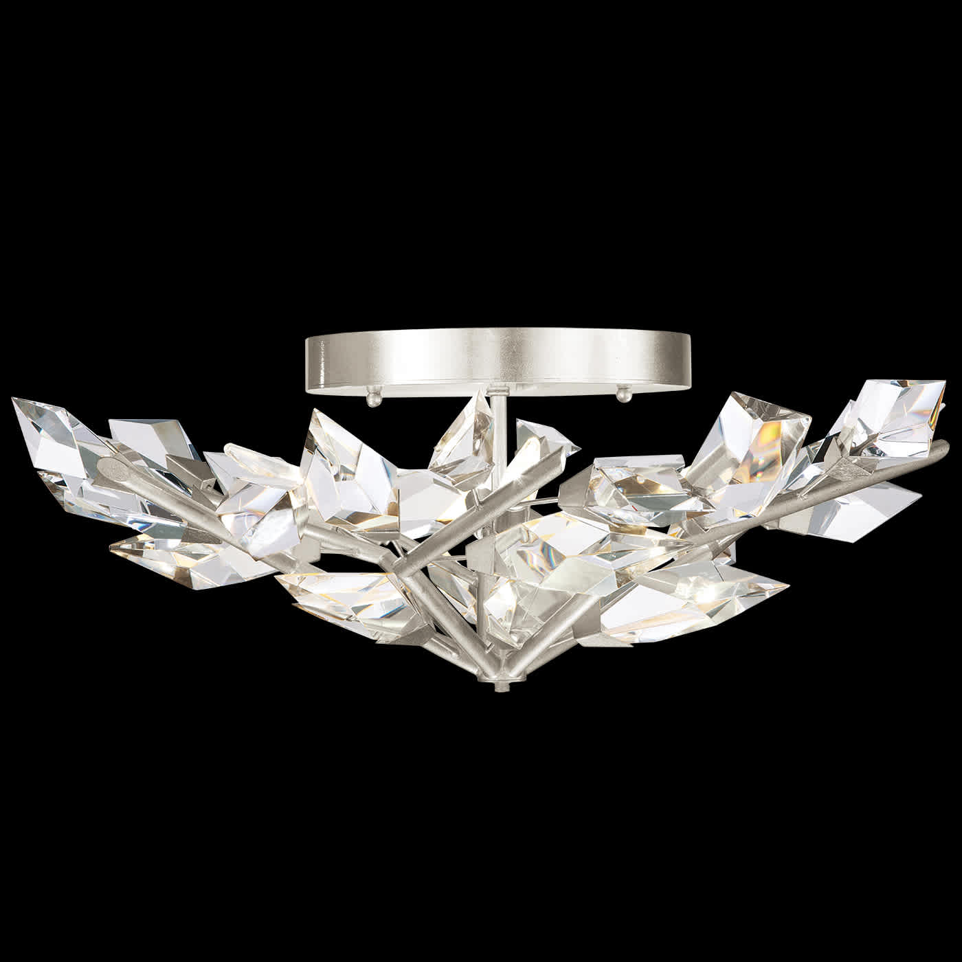 Foret 4 Light 31" Wide Semi-Flush Ceiling Fixture