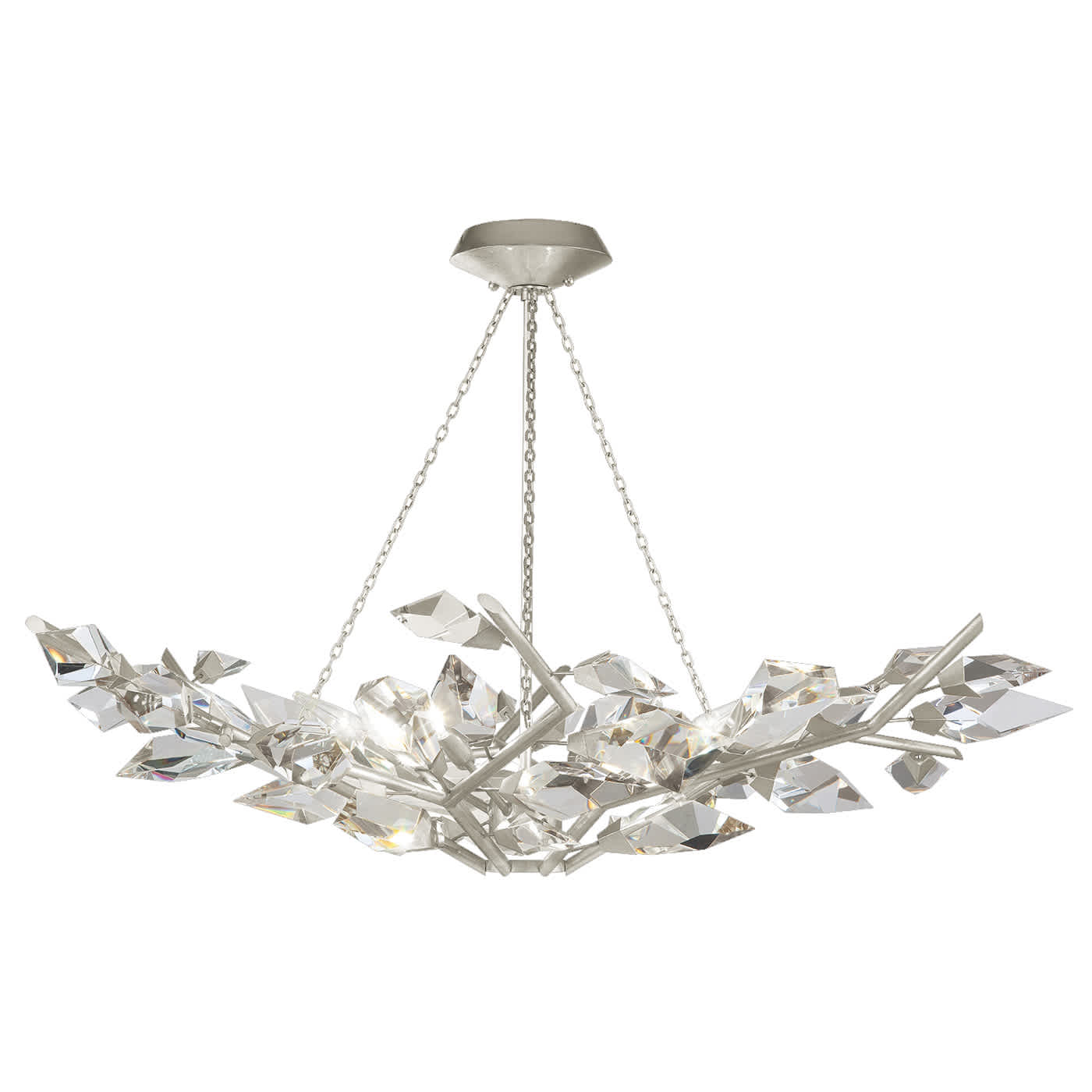 Foret 6 Light 47" Wide Crystal Chandelier