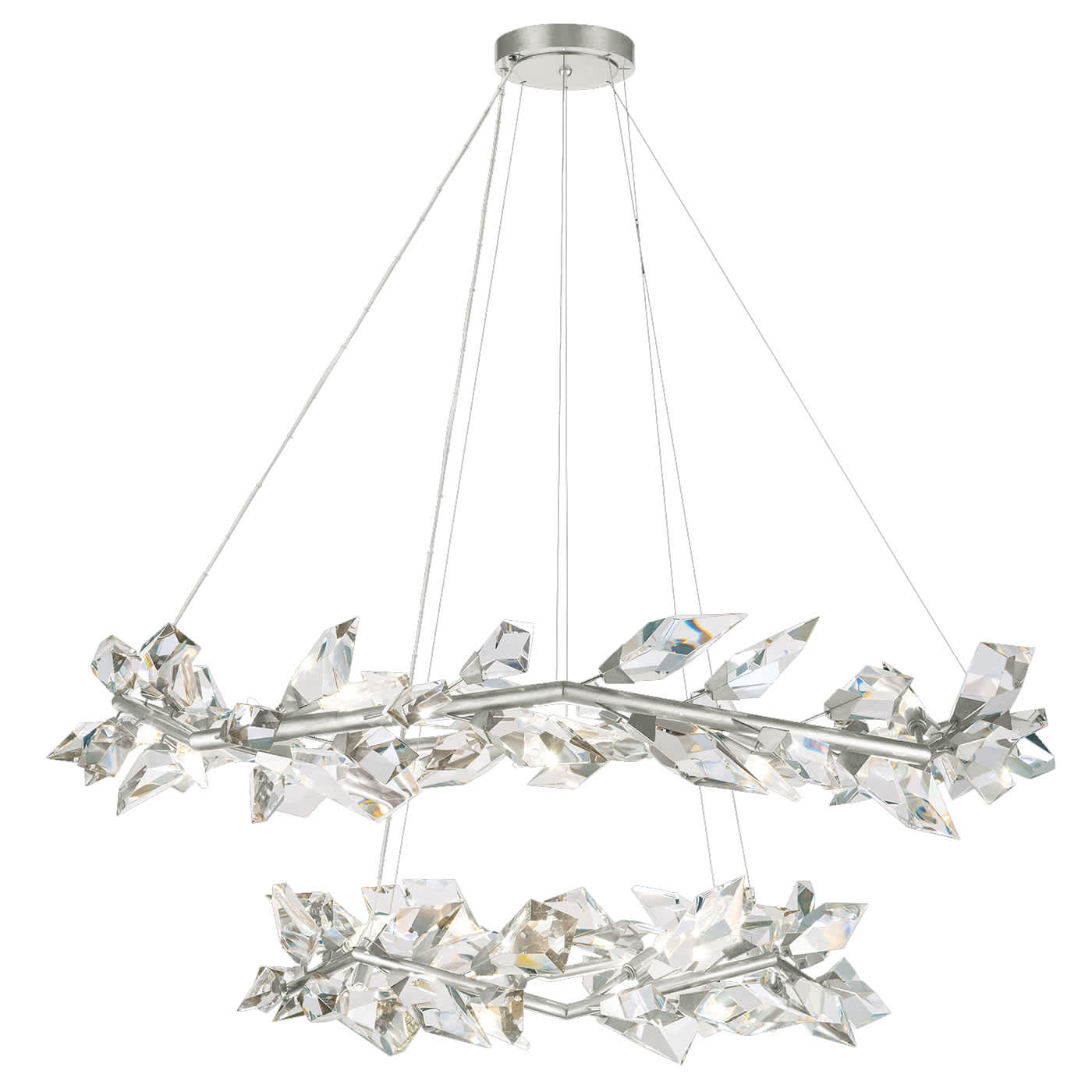 Foret 20 Light 55" Wide Crystal Chandelier