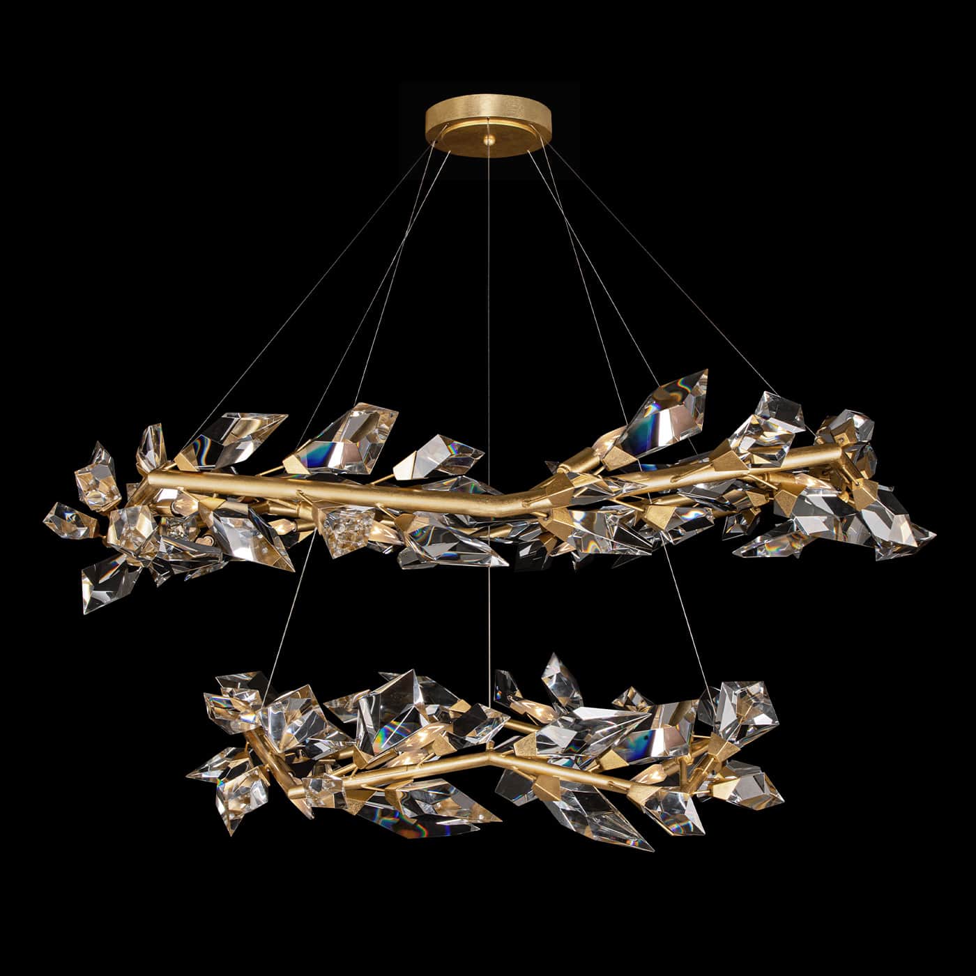 Foret 20 Light 55" Wide Crystal Chandelier