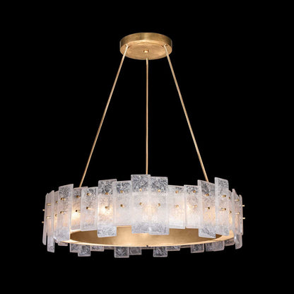 Lunea 15 Light 33" Wide Crystal Drum Chandelier