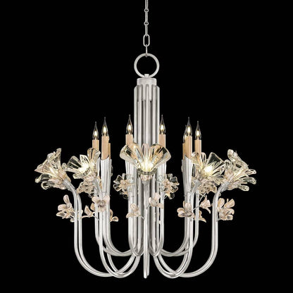 Azu 20 Light 36" Wide Crystal Abstract Chandelier