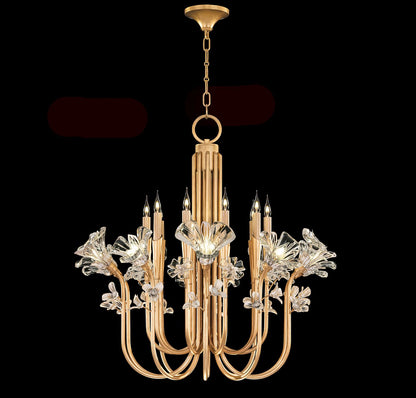 Azu 20 Light 36" Wide Crystal Abstract Chandelier