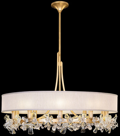 Azu 10 Light 35" Wide Crystal Chandelier