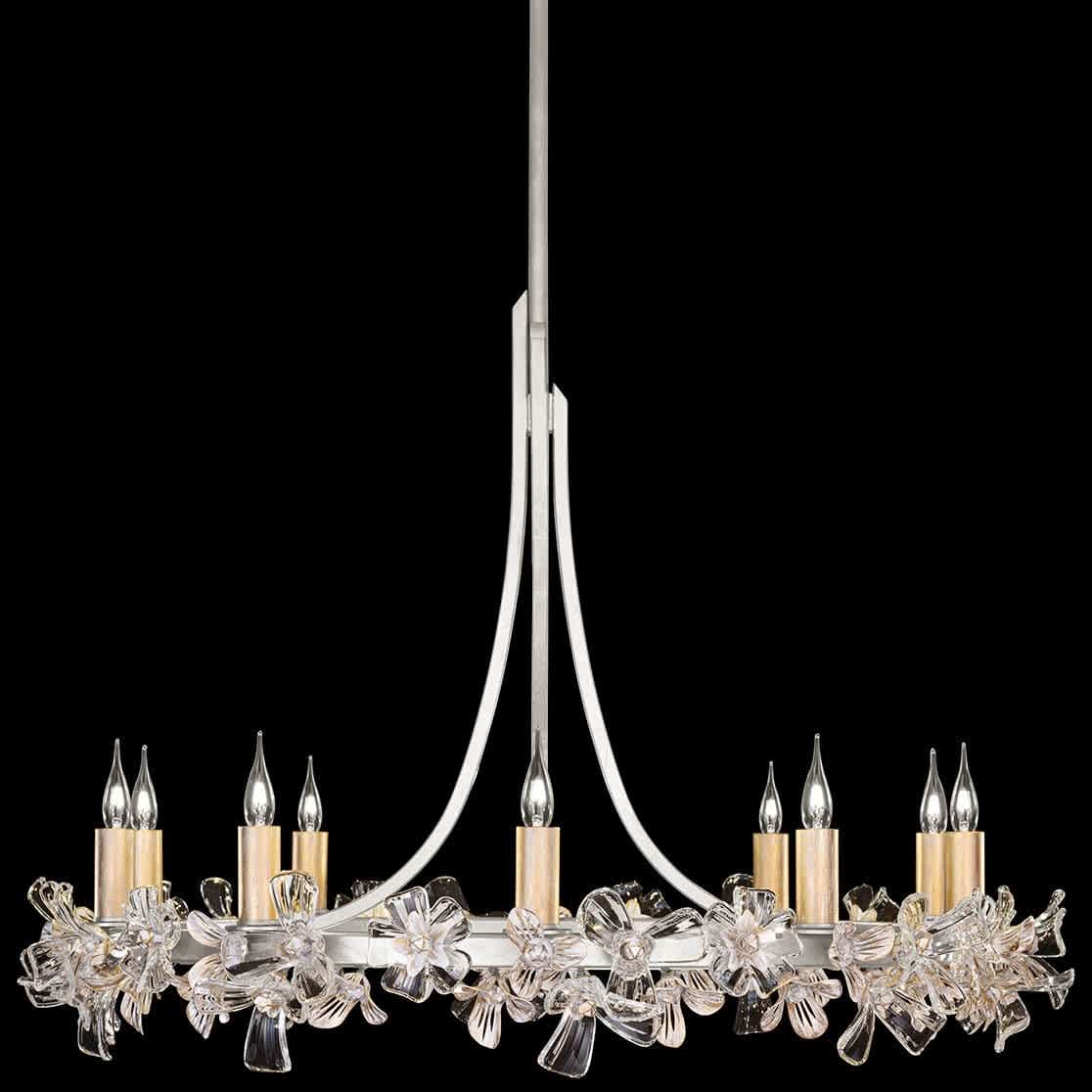 Azu 10 Light 35" Wide Crystal Candle Style Chandelier