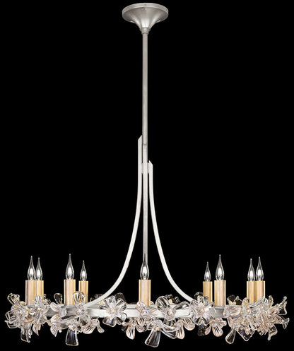 Azu 10 Light 35" Wide Crystal Candle Style Chandelier