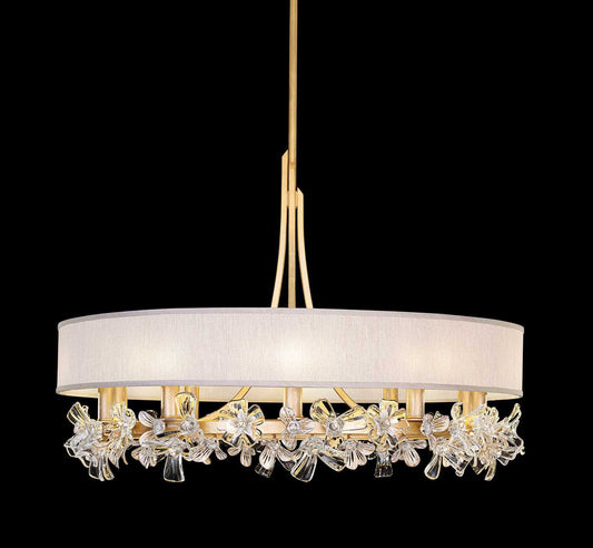 Azu 10 Light 35" Wide Crystal Chandelier