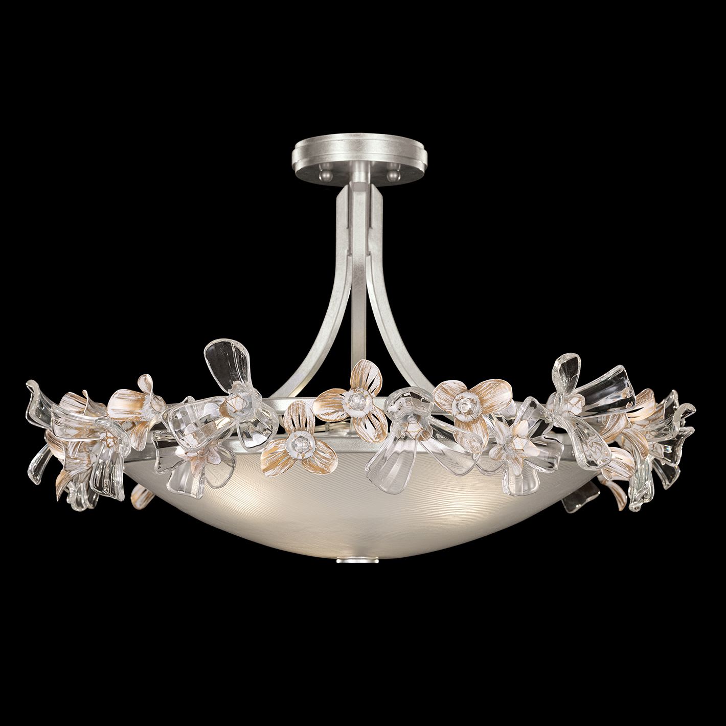 Azu 3 Light 25" Wide Semi-Flush Bowl Ceiling Fixture