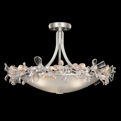 Azu 3 Light 25" Wide Semi-Flush Bowl Ceiling Fixture